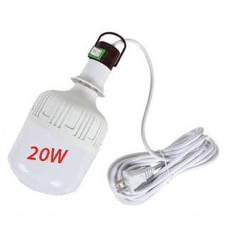 BÓNG ĐÈN TRỤ 20W KÈM DÂY 7M CÓ CÔNG TẮC