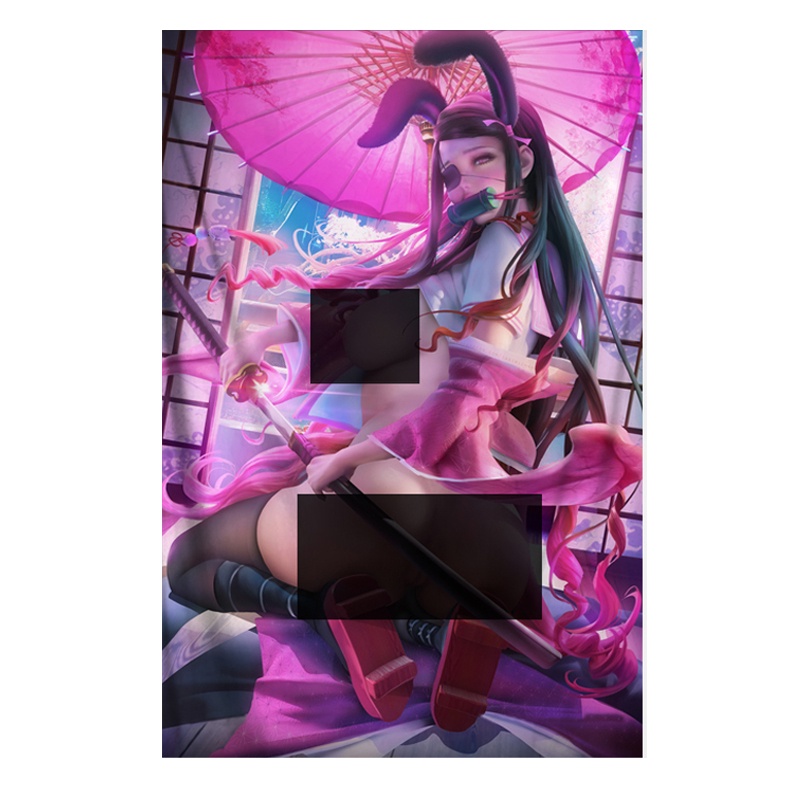 Thảm Treo Tường Trang Trí In Hình Nhân Vật Anime Demon Slayer 18 Banned HD Hudie Shinobuji Mili