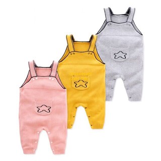 Quần yếm len chất mịn mềm đẹp cho bé gái 6 -36 tháng