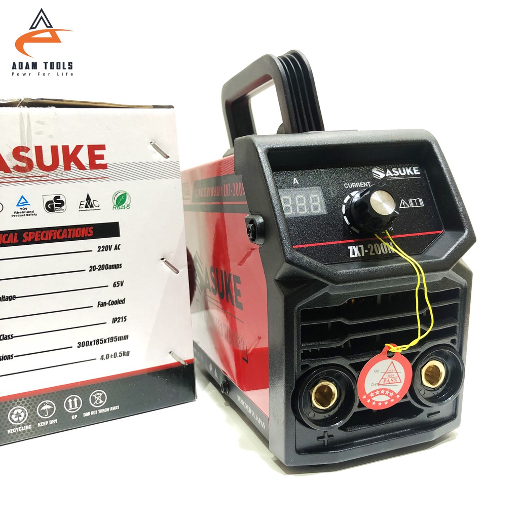 Máy hàn điện tử mini inverter Sasuke mã ZX7-200N l Có đồng hồ