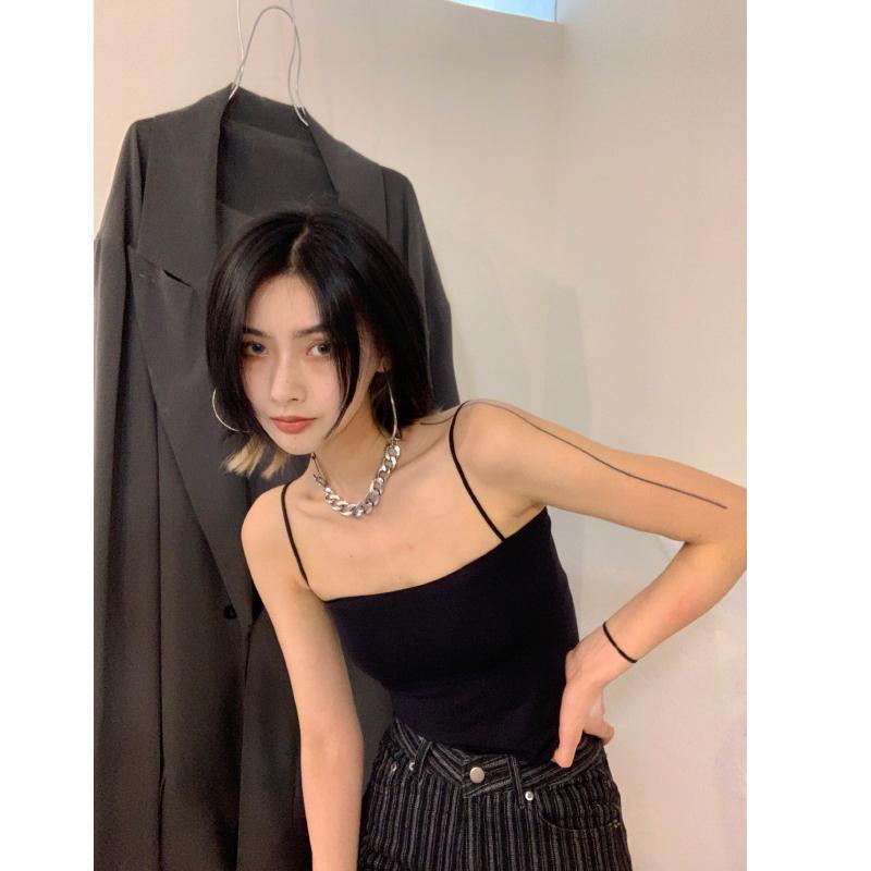 Áo Ống Một Mảnh Màu Trơn Có Đệm Ngực Thời Trang Mùa Hè Dành Cho Nữ