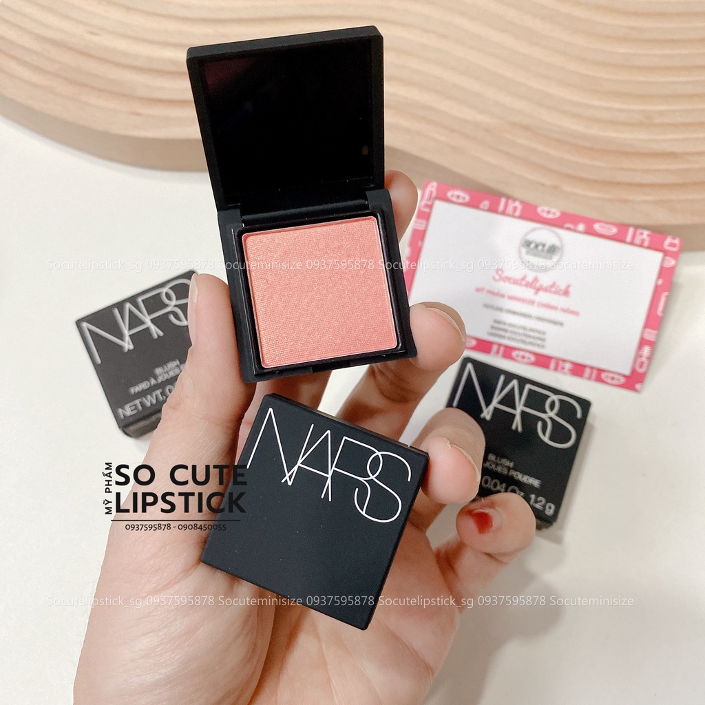 Phấn má hồng NARS Orgasm Deluxe Size 3.5g - Minisize 1.2g