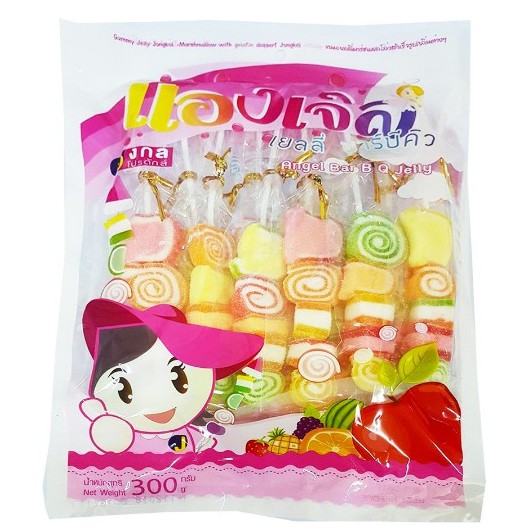 Kẹo Dẻo Jelly JongKol Thái Lan Gói 300g 12 Que