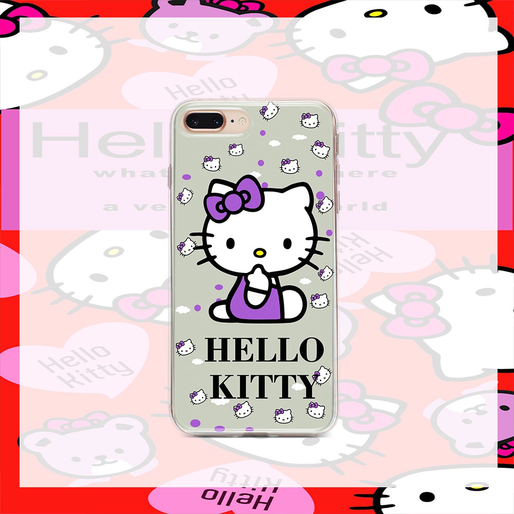 Ốp điện thoại mềm họa tiết Hello kitty đẹp mắt cho Samsung Galaxy S20 ULTRA \S10 PLUS S10LITE S9 plus S8 PLUS