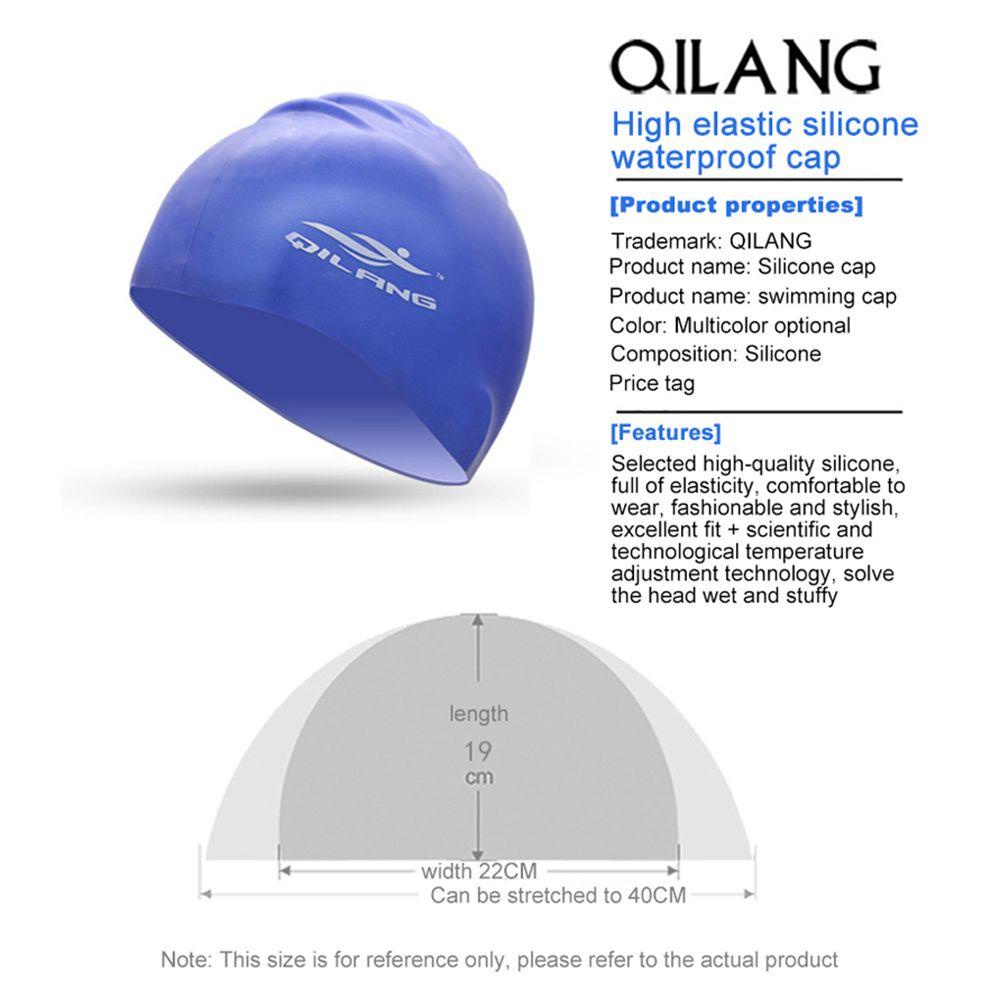 VANES1 Mũ Bơi Silicone Chống Thấm Nước Linh Hoạt Nhiều Màu Sắc Cổ Điển Cho Nam Và Nữ