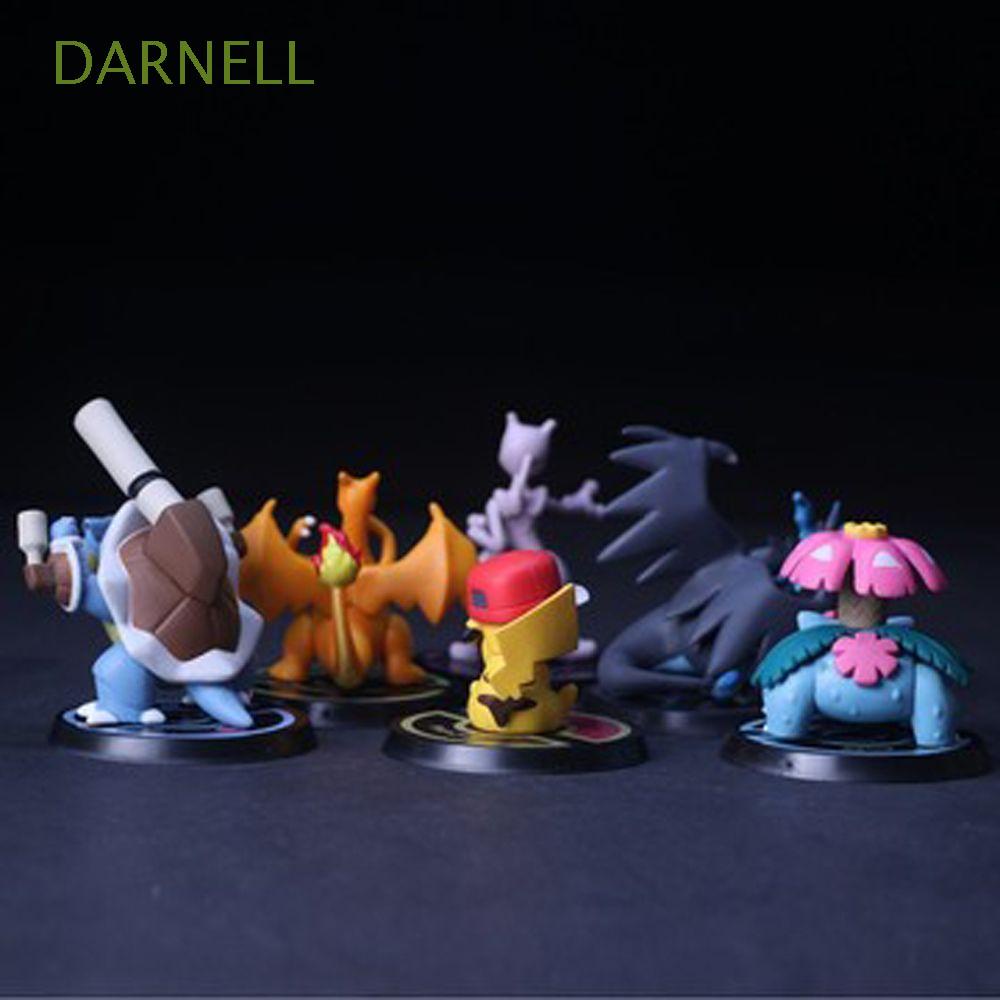 Set 6 mô hình nhân vật Charizard trong Pokemon