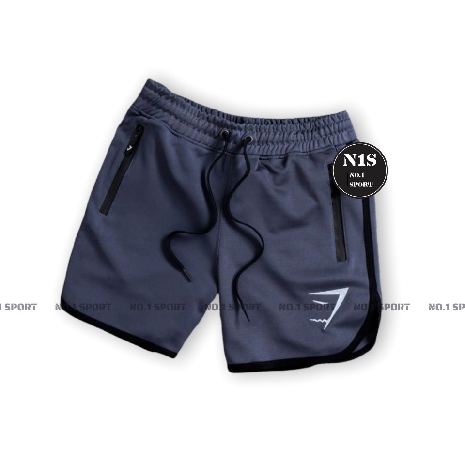 Quần Tập Gymshark Trên Gối Logo Thêu