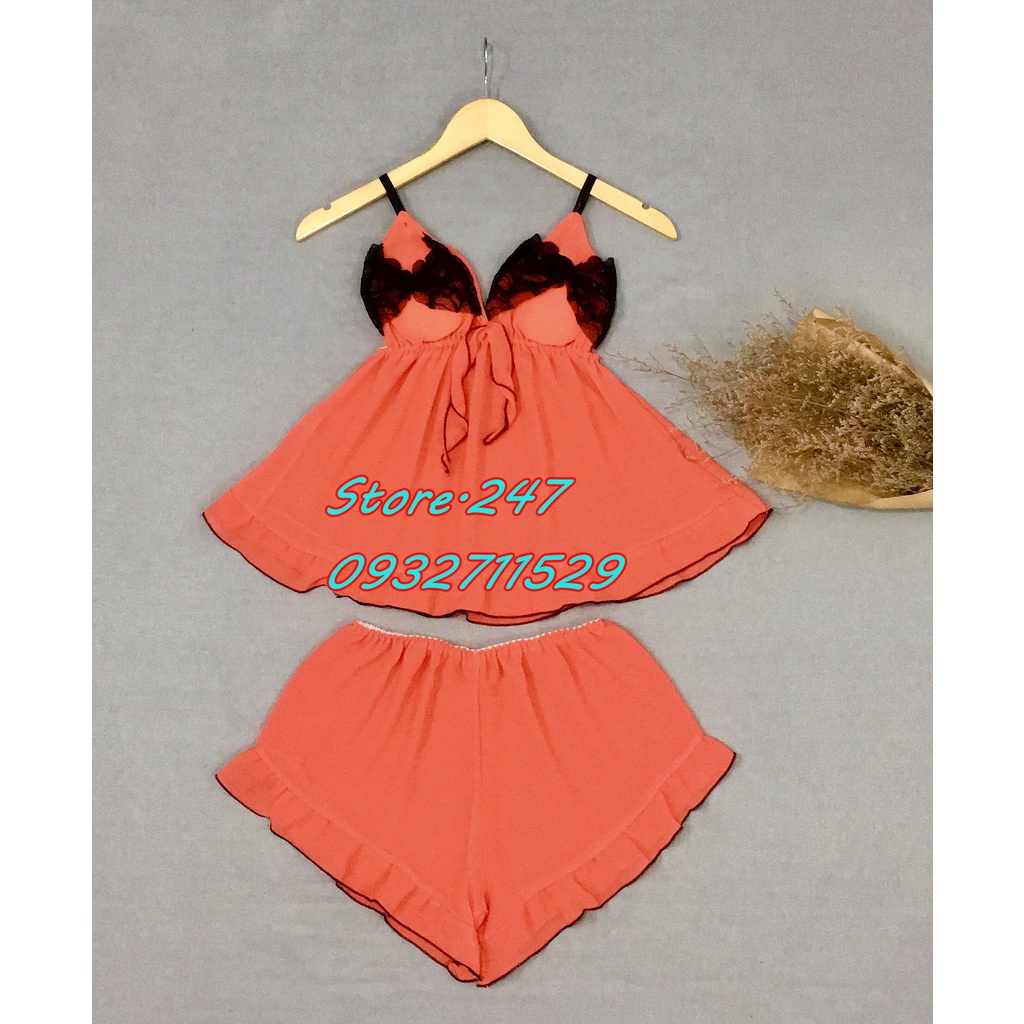 (45kg - 60kg) BỘ VOAN MẶC NGỦ CÓ MÚT DỄ THƯƠNG, VOAN XỊN MỎNG MẶC MÁT KHÔNG NHĂN - HÀNG NHÀ MAY BAO ĐẸP | BigBuy360 - bigbuy360.vn