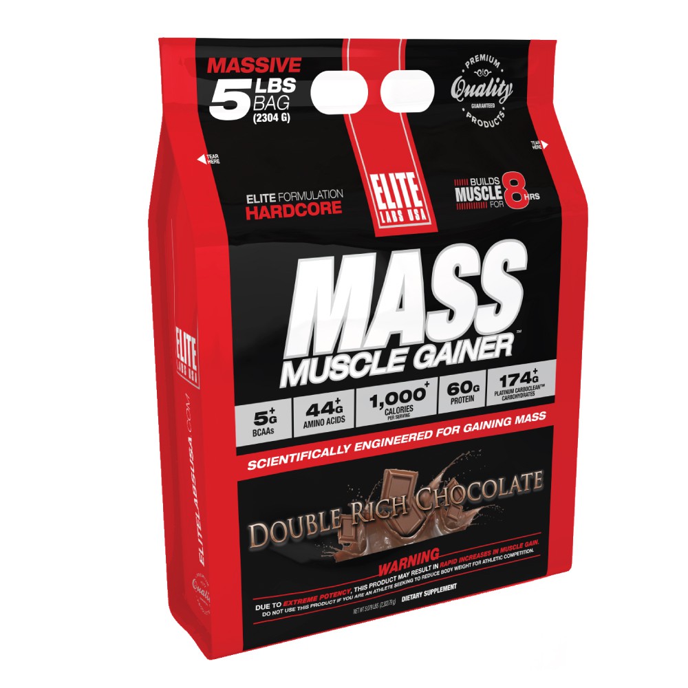 Sản phẩm tăng cân, nở cơ- Elite Labs Mass Muscle Gainer 2.3kg