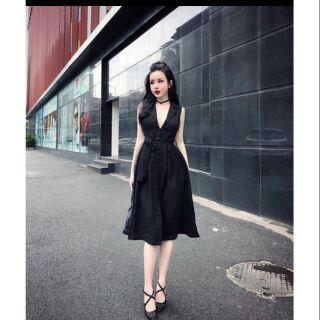 Đầm sơ mi cổ Vest. Hàng thiết kế. Chuyên sỉ