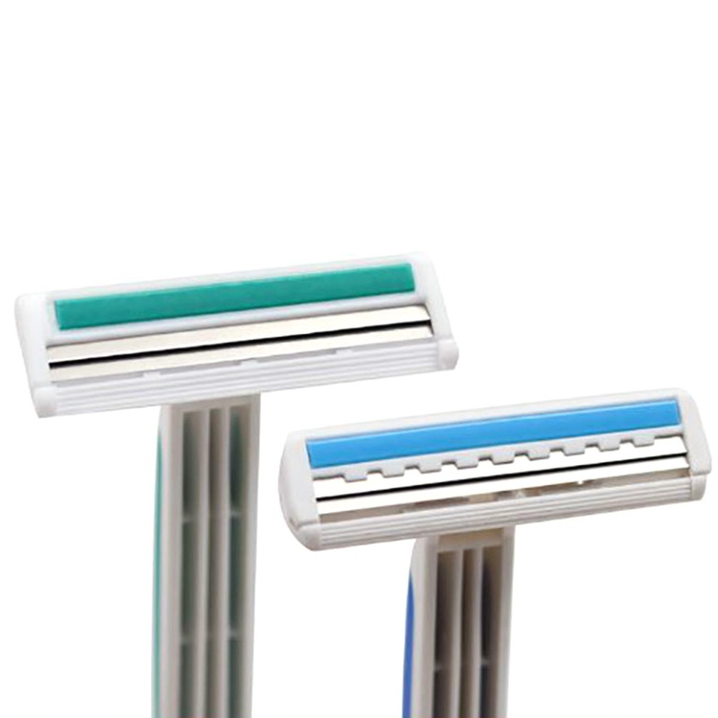 Bộ 50 Lưỡi Dao Cạo Râu Bằng Thép Không Gỉ Sử Dụng Một Lần