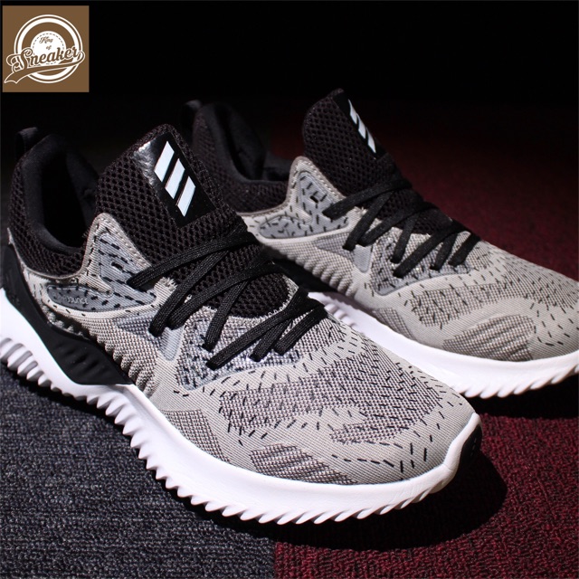 Xả XẢ | Bán Chạy | Giầy thể thao ALPHABOUNCE BEYOND  XÁM TRẮNG MUỐI TIÊU NAM KHO Xịn Nhẩt NEW ✔️ * . ｡ '