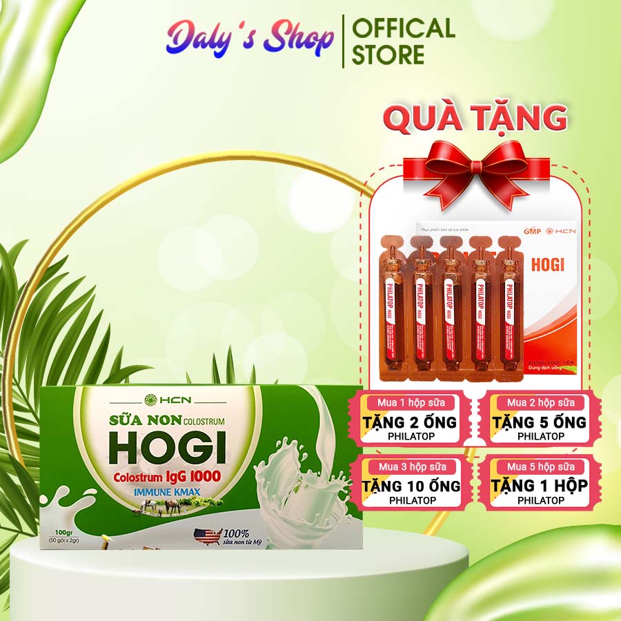 Sữa Non Colostrum Hogi Hộp 50 Gói Bổ Sung Dinh Dưỡng Cho Trẻ - DT027