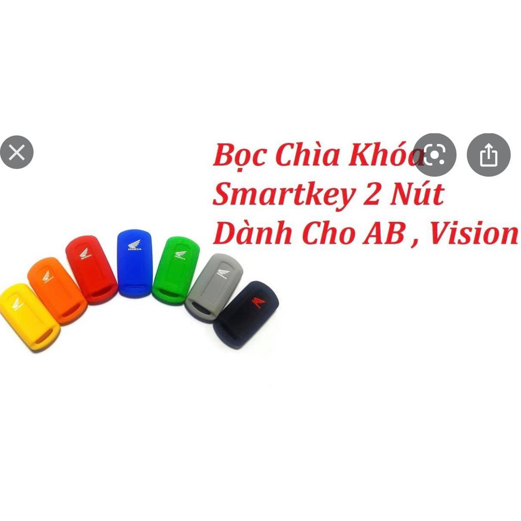 Bọc chìa khóa Smartkey xe Lead, Air Blade, Vision,Vario  Silicon bảo vệ cho Remote