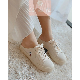 Giày sục cobala shoes - giày thể thao đạp gót mickey - sục bata nữ thời trang 2cm b22010200