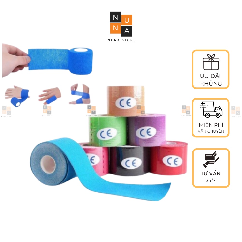 Băng quấn thể thao, quấn khớp chân tay giúp ổn định khớp chất liệu cao su non chống chấn thương