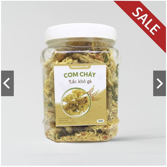 Cơm cháy lắc khô gà