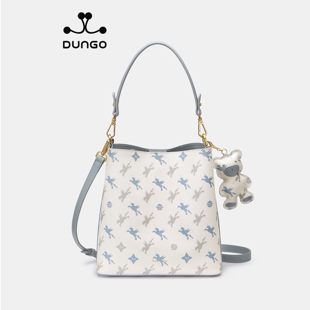 Túi Xách Bucket Nucelle Monogram Ngựa Một Sừng Kèm Charm Gấu NU1172073-21