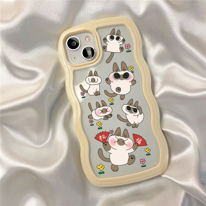Suntaiho Ốp lưng Ốp Điện Thoại TPU Mềm Trong Suốt In Hình Thú Hoạt Hình Cho iPhone 11 11 Pro 13 12 Pro Max X XS Max XR 7 8 Plus