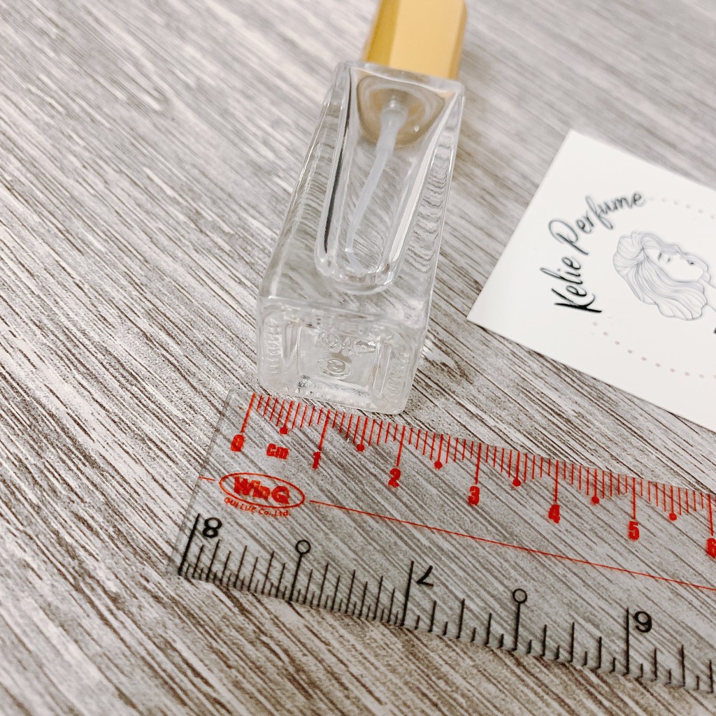 [HCM] Chai Chiết Nước Hoa Thuỷ Tinh 5ML Vuông Dày Dặn