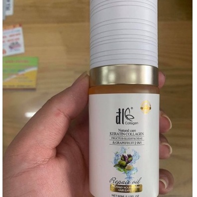 Tinh dầu dưỡng tóc ( mới nhất 2021) ĐL COLLAGEN bảo vệ, phục hồi tóc hư tổn từ sâu bên trong do sử dụng hóa chất