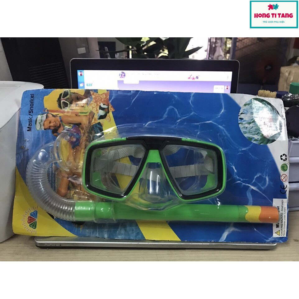 Kính bơi lặn Snorkel cho bé có ống thở