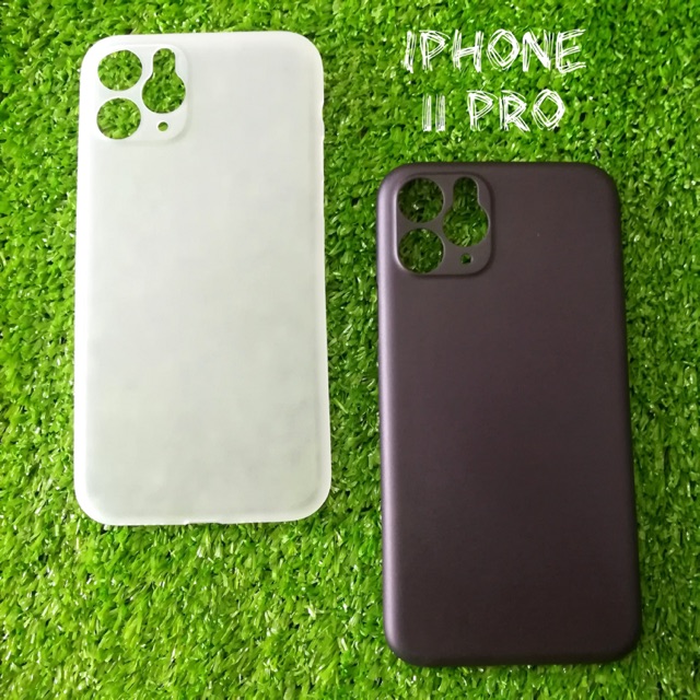 Ốp Lưng iPhone 11 Pro Siêu Mỏng Giấy Có Gù Bảo Vệ Camera