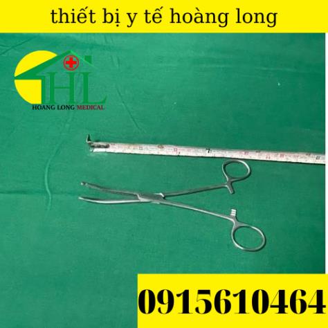 Panh Y Tế, Panh Gắp Phẫu Thuật, Pen Kẹp Y Tế, Panh Cong Có Mấu 18cm - Hàng Pakistan