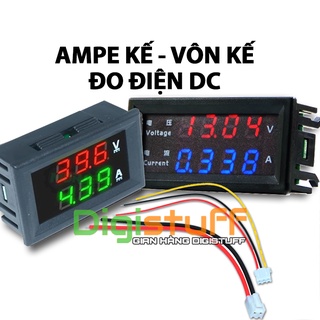 Vôn kế, ampe kế 10A / 50A đo điện DC màn hình điện tử kỹ thuật số