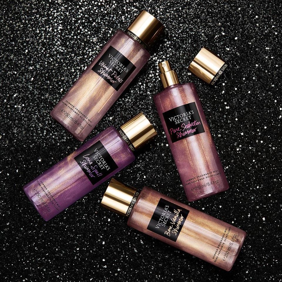 «Mẫu Thử» 🎈 Xịt Thơm Có Nhũ Body Mist Victoria’s Secret - LOVE SPELL SHIMMER ❃