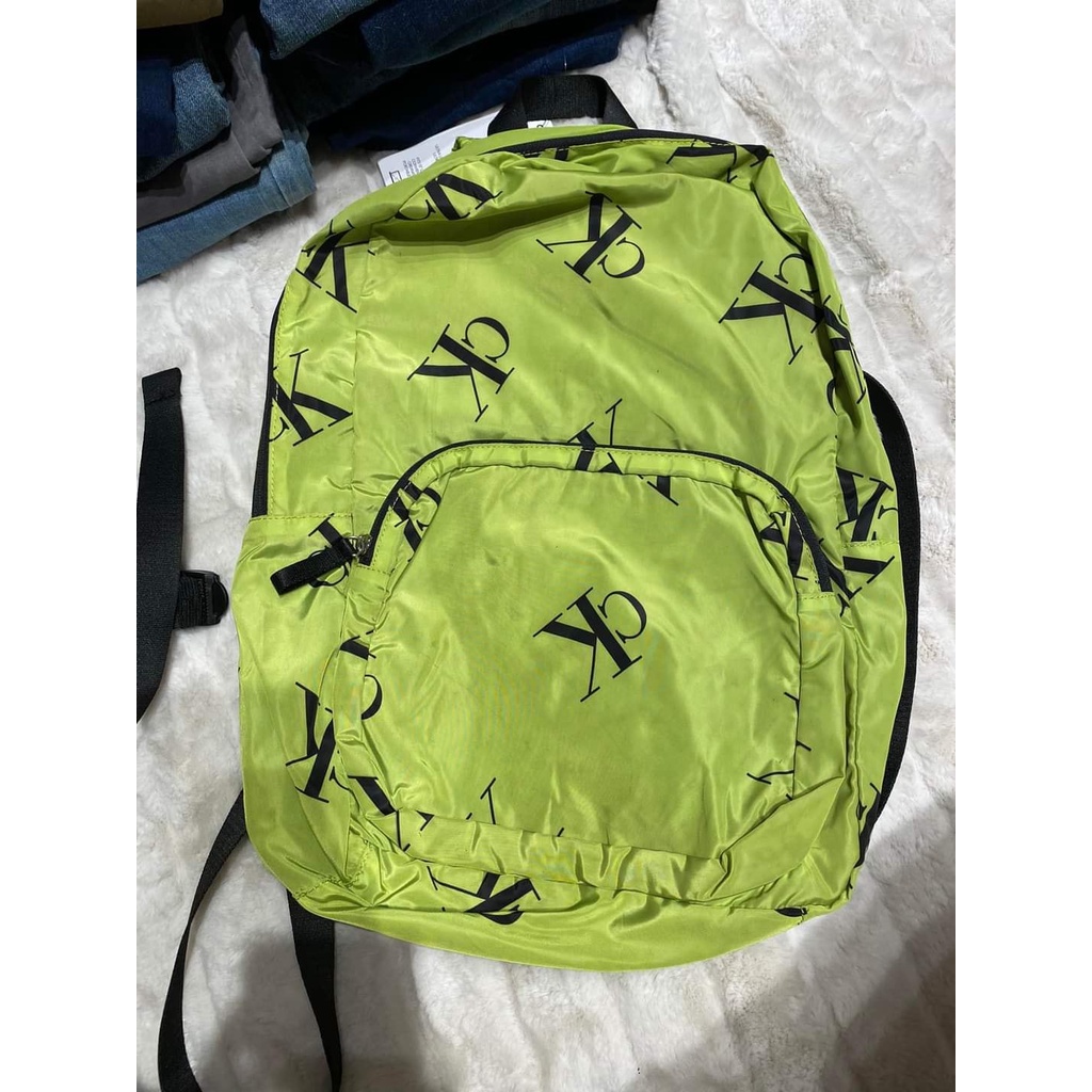 Balo Calvin Klein Vải Dù Màu Xanh Chuối