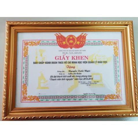 Khung Bằng Khen A4 🌟 Hàng Đẹp 🌟Rẻ Vô Địch - Bảo Hành Gãy, Vỡ