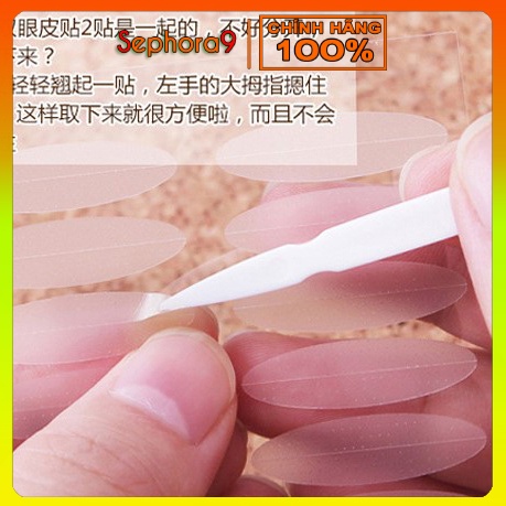 Que nhấn miếng dán kích mí dẽ dàng sử dụng