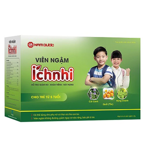 Viên ngậm Ích Nhi- Hộp 30 viên -Dùng cho phụ nữ có thai và cho con bú