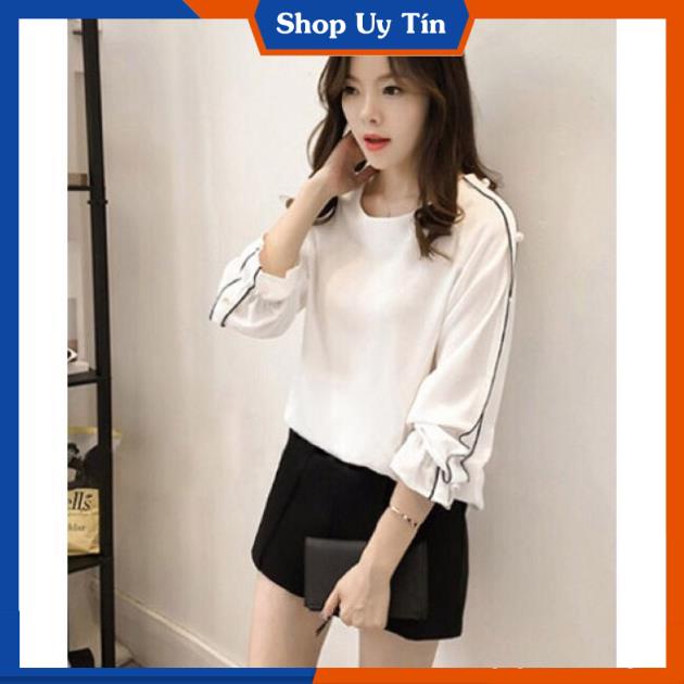 [Hàng Cao Cấp] -  ÁO KIỂU TAY VIỀN XINH ĐẸP | BigBuy360 - bigbuy360.vn