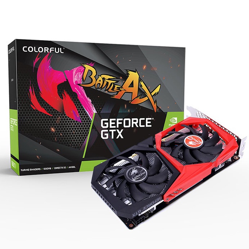 [Mã ELHAMS5 giảm 6% đơn 300K] VGA Colorful GTX 1650 NB 4G DDR6 NEW Bảo hành chính hãng 36 tháng