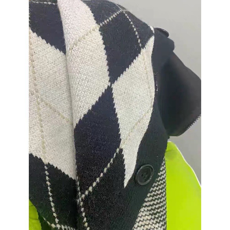 Áo khoác len cardigan có bigsize áo khoác thổ cẩm Quảng Châu dày dặn AI180
