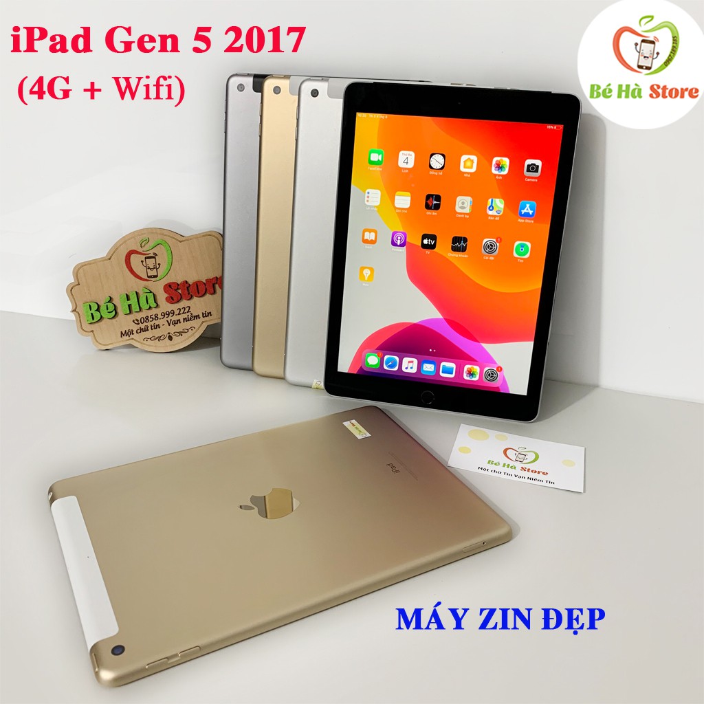 Máy Tính Bảng Gen 5 - 2017 9.7inch / 32Gb (4G + Wifi) Quốc tế - Zin Đẹp Như Mới - [Tặng Full phụ kiện + Ốp Lưng Xịn] | BigBuy360 - bigbuy360.vn