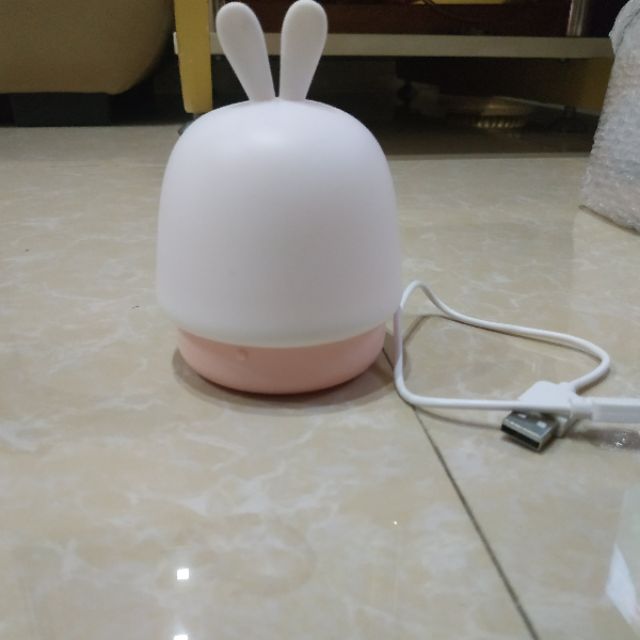 Đèn ngủ Silicon Rabbit light - siêu kute - siêu dễ thương