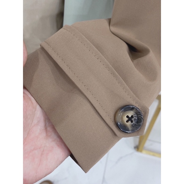 trenhc coat dáng ngắn