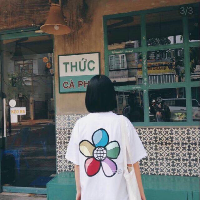 Áo phông in hoa