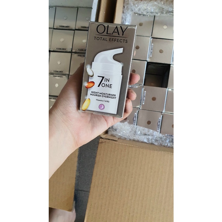Kem Dưỡng Ban Đêm Olay Tatal Effects 7 In 1 Night Bản UK 50ml