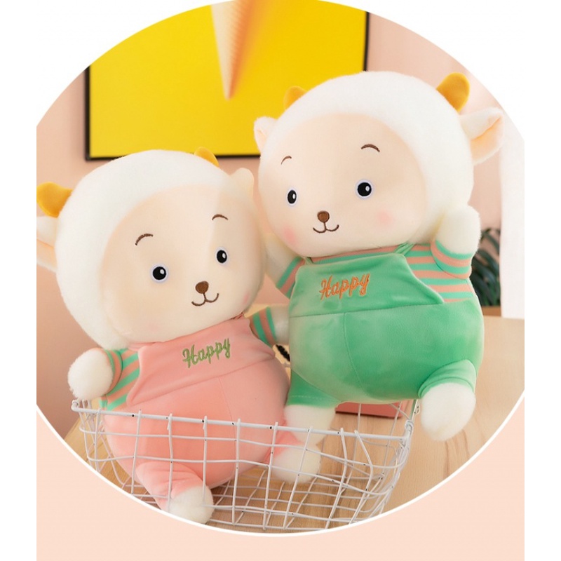 Thú Nhồi Bông Hình Con Dê Bằng Len Phong Cách Mới