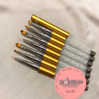 Set cọ nail cán đá 7 cây