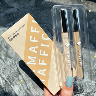 Set 2 phấn mắt dạng lỏng maffic tạo khối bắt sáng ba chiều