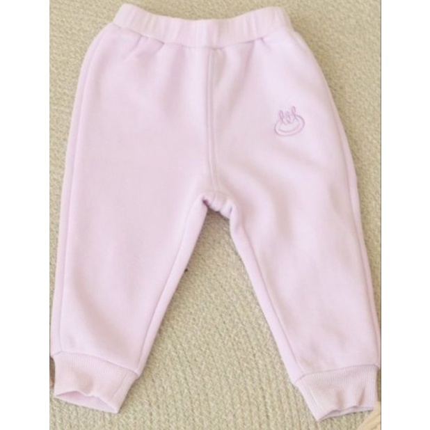 Lil little love - Quần dài nỉ bo gấu túi ốp cho bé 5-18kg