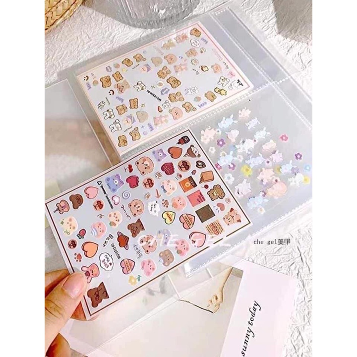 Sổ đựng hình dán sticker ( lẻ 1 quyển)