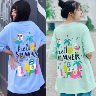 Áo thun tay lỡ summer unisex size m,l oversize tay lỡ form rộng cotton DƯ TÚ LỆ