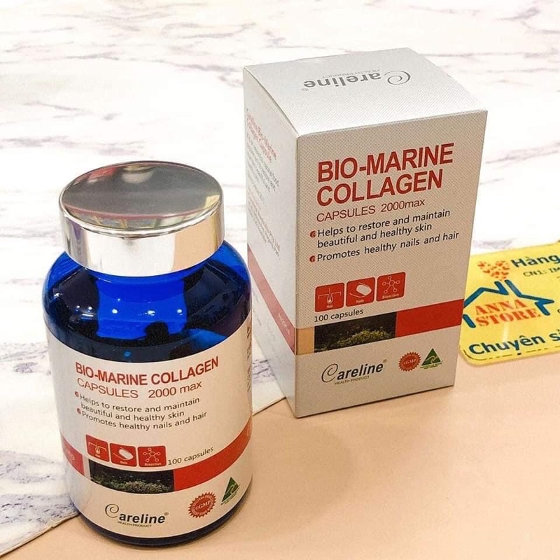 Viên Uống Bổ Sung Collagen CaLUCJW 2000MG chuẩn Úc GIÚP LÀM ĐẸP DA -100 VIÊN