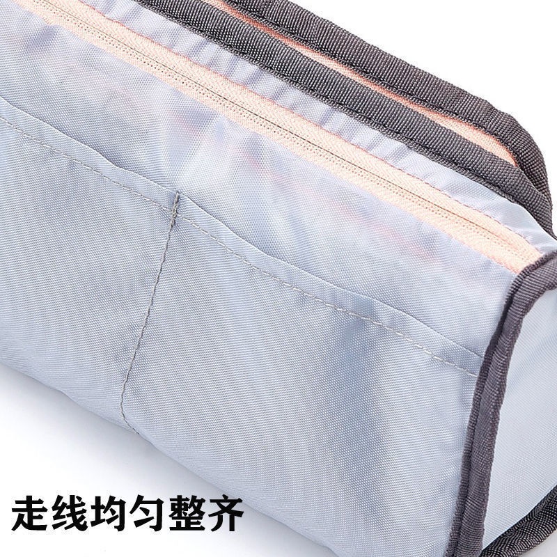 Bóp Viết Vải Canvas Hai Lớp Sức Chứa Lớn Đa Năng Họa Tiết Dễ Thương Phong Cách Nhật Bản Dành Cho Học Sinh Trung Học